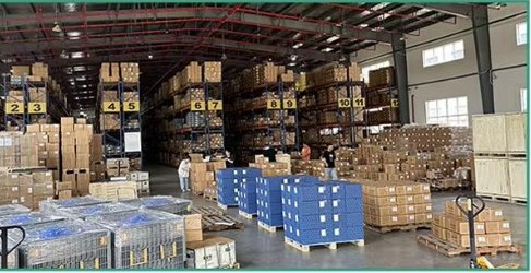 Ready stock warehouse